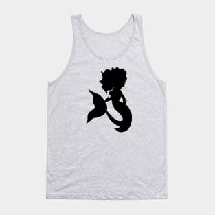 Carefree Mermaid Silhouette Tank Top